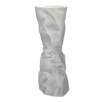 Image of Goebel Vase, Bisque porcelain, Gray, 8x7,5x16 cm