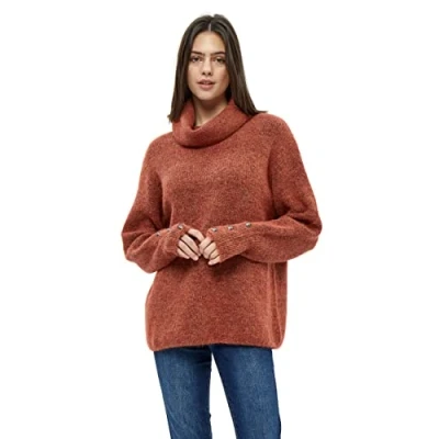 Image of Desires Women&#039;s Juna Turtleneck 5000M Redwood Melange S