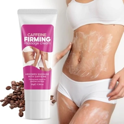 Image of Caffeine Firming Cream, Anti Cellulite Body Lotion Moisturizer,Fat Burning With Caffeine, Moisturizing Lifting for Stomach &amp; Thighs Butt