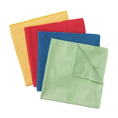 Image of WypAll Microfibre Cloths 8394 4 carry packs x 6 yellow, 40 40cm cloths, yellow (24 total)