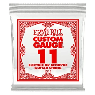 Image of Ernie Ball Plain Gauge 11 Set of 6