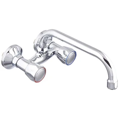 Image of DP Bath Sauco Wall mounted (kitchen tap) for 11 cm sink, silver