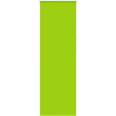 Image of vidaXL Roller Blind Blackout Leaves Green 75x210 cm Fabric Width 70.7 Polyester