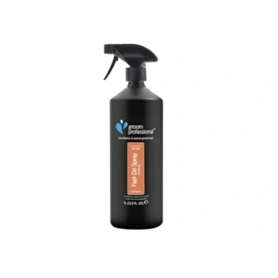 Image of GROOM PROFESSIONAL Fast Dri Tropical Spray Pet Finishing for Quick Drying Reduces Time After Baths Unique Formula to Neutralise Hair&#039;s Ability Hold Water, 1 Litre