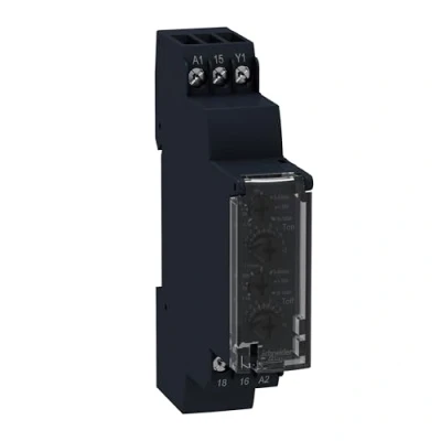 Image of Schneider Electric, Zelio Time, RE17RLMU, Modular Timing Relay 8A, 1CO 24VAC DC 240VAC