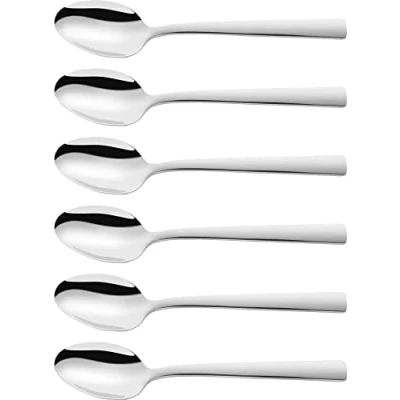 Image of Zwilling 1000917 07150 247 0 Dinner, 6 Espresso Spoons, Stainless Steel, Silver