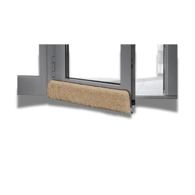 Image of K. &amp; N. Schurwolle 550 Tür, 100 cm, Hellbraun New Wool Draught Excluder for Doors Light Brown
