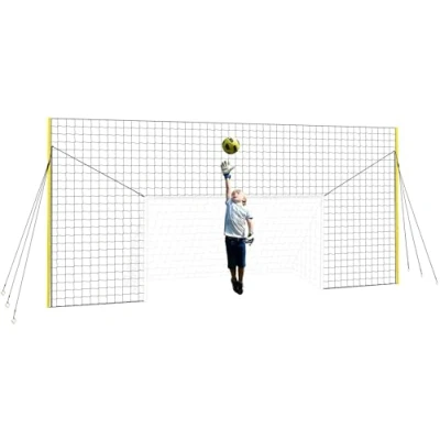 Image of Open Goaaal Soccer Goal with Rebound Net No Hassle Getting The Ball, Junior Size