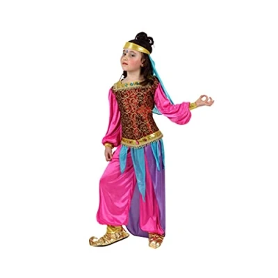 Image of Atosa 10661 Arab Princess Fuchsia Costumes Around The World, Girl, 7 9 Years