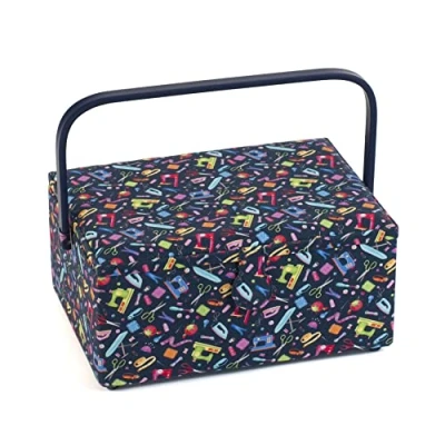 Image of Hobby Gift Large Sewing Craft Storage Box, Rectangle, Mini Machines