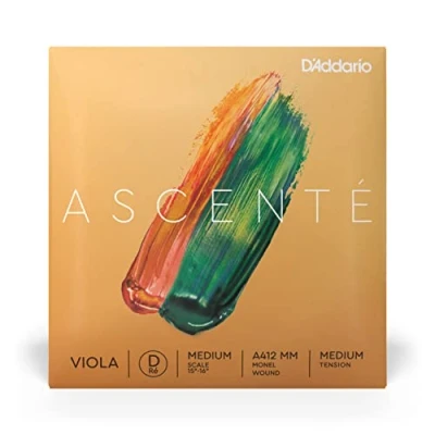 Image of D&#039;Addario Ascenté Viola Strings A412 MM Medium Tension D String Scale