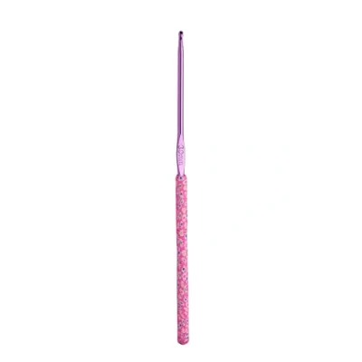 Image of The Quilted Bear Crochet Hooks Premium Soft Grip Floral with Ergonomic Polymer Clay Handle (3mm Hook)