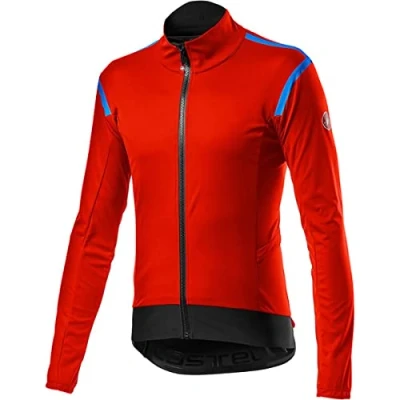Image of CASTELLI 4520554 656 ALPHA RoS 2 W L. JKT Women&#039;s Jacket Fiery Red/Black Celeste L