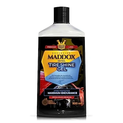 Image of Maddox Detail Tire Shine Gel 500ml Car Plastic Hydrator Tyre Polish Rubber with Protective and Renewing Function Against Pollution Sun Rays