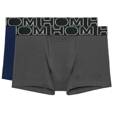 Image of HOM BOXERLINES Boxer BRIEF HO1 PAXK X2 men&#039;s shorts in Black
