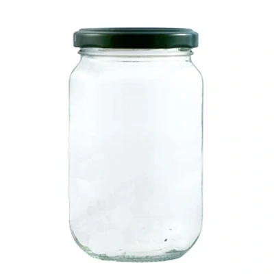 Image of 1lb Jam Jars x 36 Pack, FSA Approved, with Green Airtight Lids, Wares of Knutsford Ltd.