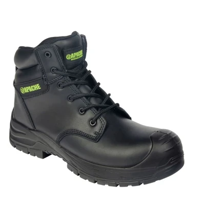 Image of Apache Edmonton GRS Certified Recycled Leather Waterproof Safety Boot S7L SC LG FO SR Size 3