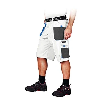 Image of Leber&amp;Hollman LH FMN TS_WSNXXL Formen Protective Short Trousers, White Gray Blue, XXL Size