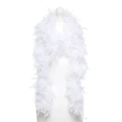 Image of PMS 1.5M Feather Boa Costume / Fancy Dress Hen Night White (515014W)