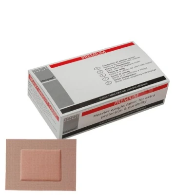 Image of Steroplast Premium Heavy Weight Fabric 7.5cm x 5.0cm Plasters Qty 50