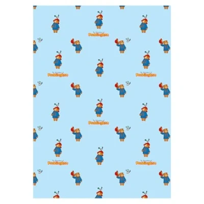Image of Paddington Fleece Blanket 100 x 150 cm Soft Polyester Throw Featuring Bear Cozy &amp; Warm, Fans, Machine Washable