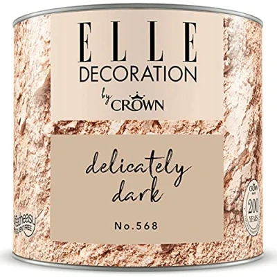 Image of 125ml Elle Deco Interior Wall Wood White Delicately Dark