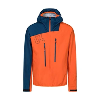 Image of Rock Experience REMJ10801 MT WATKINS 2.0 HOODIE Jacket Women&#039;s 0630 FLAME+1484 MOROCCAN BLUE M