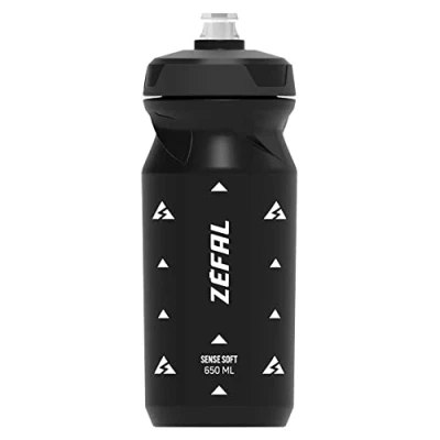 Image of ZEFAL Unisex Sense Soft 65 Water Bottle, Black, 650ml UK