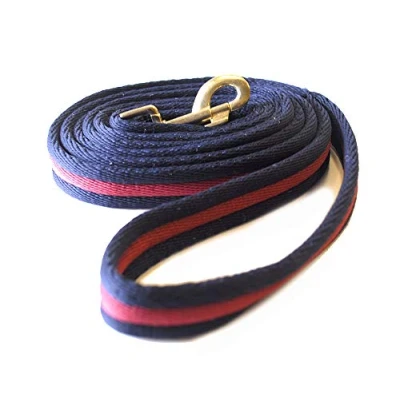 Image of Rhinegold Padded Leadrope, Navy/Red