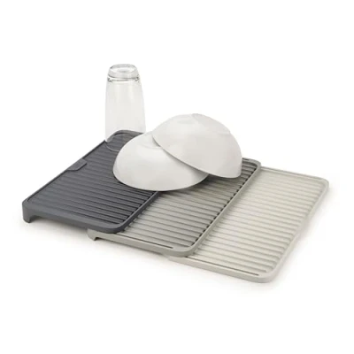 Image of Joseph Tier Expandable Draining Board, Plastic, Grey, 2