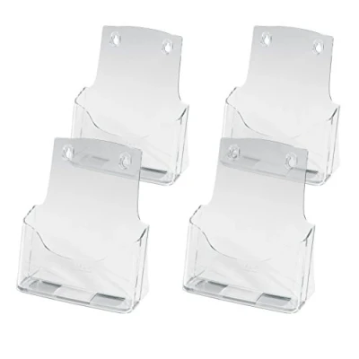 Image of SIGEL LH112 Table Top Literature Holder, for A5, uv resistant acrylic, clear, 4 Pieces