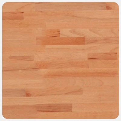 Image of vidaXL Table Top Wooden Replacement Dining Square Solid Wood Beech