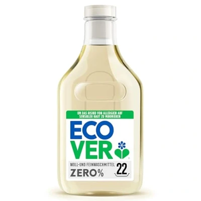 Image of Ecover Zero Wool &amp; Mild Detergent Fragrance free 1L (22 Loads)
