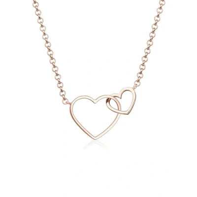 Image of Elli Women&#039;s Gold Plated Xilion Cut Necklace of Length 45 cm