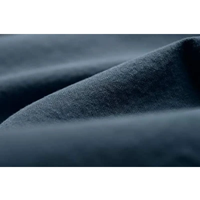 Image of L1NK STUDIO Fitted sheet single bed 90 cm or 35&quot; inches (90x200x35 35&quot;x79&quot;x14&quot;inches) 100% cotton (Percale 200 threads) Plain dyed NOCHE