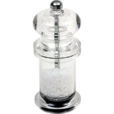 Image of Genware NEV SPGR14 Salt/Pepper Grinder, Acrylic