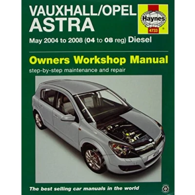 Image of Vauxhall/Opel Astra Diesel (May 04 08) Haynes Repair Manual (Paperback)