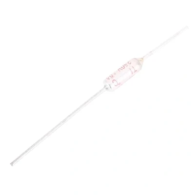 Image of Fafeicy 10Pcs Thermal Fuse 250VAC 10A 72 250℃, Metal Shell Cutoff (216℃/420.8℉)