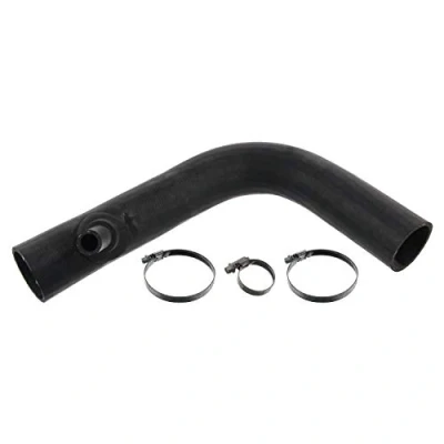 Image of 81963050088, 81963050088S1 Radiator Hose FEBI BILSTEIN 49109 EPDM (ethylene propylene diene Monomer (M class) rubber) with clamps BMTS Turbo NEW