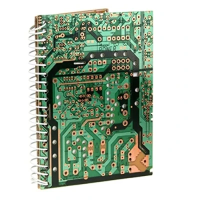 Image of Recycled Computer Circuit Board Spiral Notebook Message Pad Eco Stationery Gifts