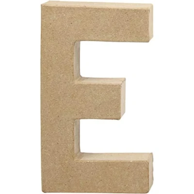 Image of Create Crafts 100263 Creativ 20.5 cm 1 Piece Papier Mache Letter E