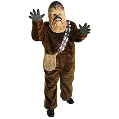 Image of Rubie&#039;s Official Disney Star Wars Deluxe Chewbacca, Children Costume Medium Halloween