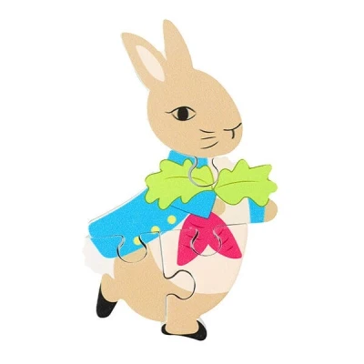 Image of Orange Tree Toys Peter Rabbit Wooden Puzzle