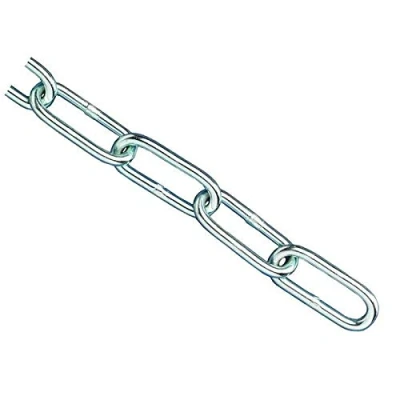 Image of Faithfull FAICHCUT25Z Zinc Plated Steel Chain 2.5 mm Link Dia. x m (8ft 2 Inch) Length 50 kg Load Limit, silver