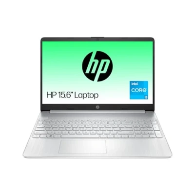 Image of HP 15.6&quot; Laptop Intel core i3 1215U Processor 4 GB RAM 128 SSD UHD Graphics FHD Display Up to 7hrs battery Win 11 Dual Speakers Natural Silver 15s fq5020sa