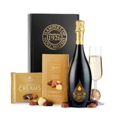 Image of Thornton &amp; France Prosecco Chocolates Gift Set For Her Luxury with Praline