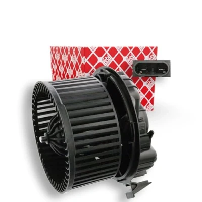 Image of 272269U01A, 27226AX105, 27226BC00A Blower motor FEBI BILSTEIN 106364 with electric NISSAN: Note I, MICRA 3, RENAULT: CLIO 3