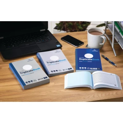 Image of Challenge Triplicate Book, Carbonless, 100 Pages, 5 pack (210 x 130 mm)