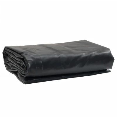 Image of vidaXL Tarpaulin Anthracite 5x5 m Heavy Duty 600 g/m² Canvas PVC Coated, Multiuse, Weatherproof, Metal Eyelets, Easy Clean