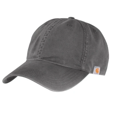 Image of Carhartt Men&#039;s 103938 Cotton Canvas Cap One Size Fits All Gravel